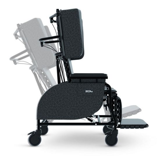 Backrest can be adjusted to different positions to accommodate a variety of treatments