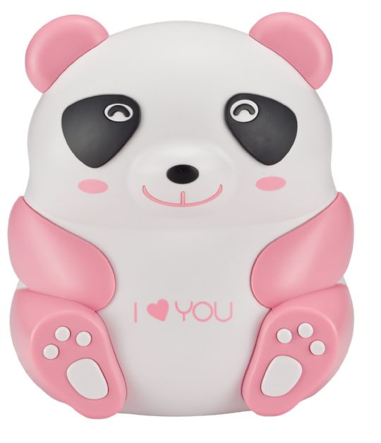 Panda Style Pediatric Nebulizer - Pink and White