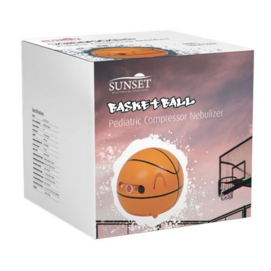 The Basketball's packaging - the nebulizers have a fast treatment time