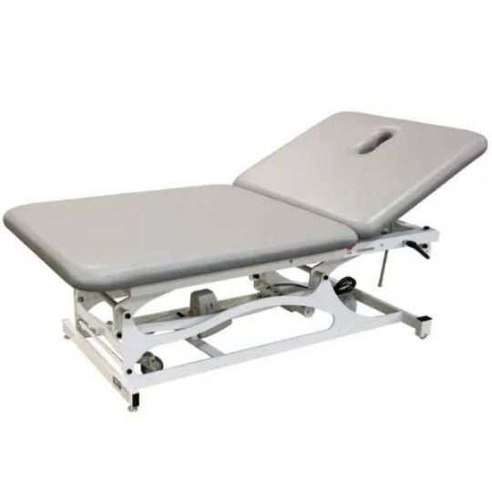 Bariatric Thera-P Physical Therapy Table, 2-Section, in Dove Grey

