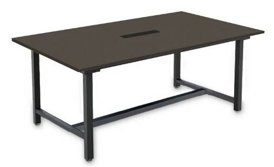 Stationary Conference Table - Shown in Nightshade