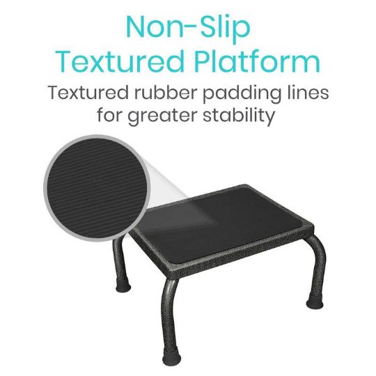 Non-slip textured platform 