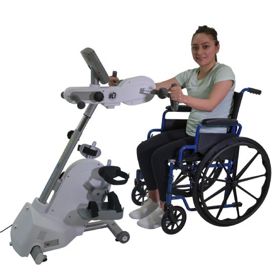 Shown in use with wheelchair 