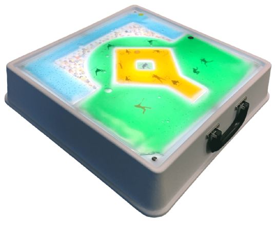 Baseball Gel Maze for the Light Box 