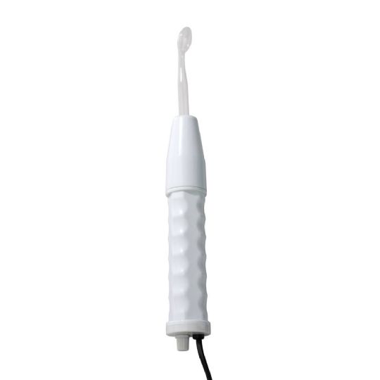 Portable high-frequency electrode wand for targeted skin care treatments