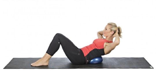 Nine Inch Pilates Ball for Exercise and Stretch Therapy 