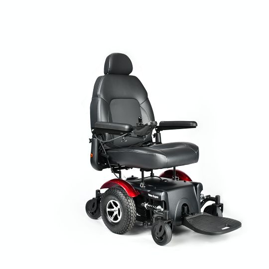 Seat and backrest are cushioned and comfortable