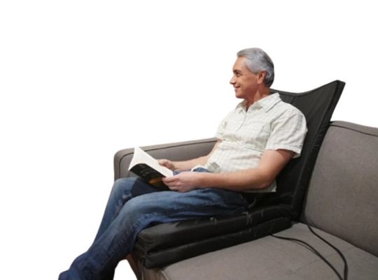 Use it in a seating position on your couch or chair