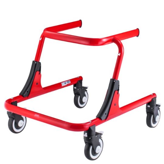 Its Medium(Red) Option is for users weighing up to 150 lbs. who need a handle height between 22 and 25.5 inches