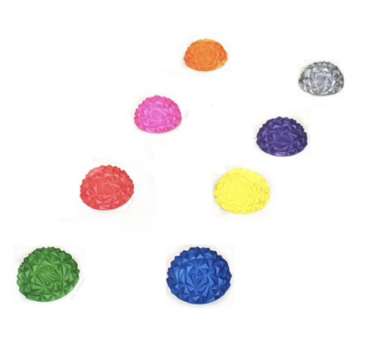 Pineapple Sensory Stepping Spheres come in a variety of colors for an exciting look and feel