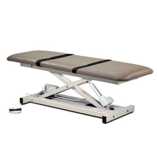 Power Treatment Table with One Piece Top with Straps