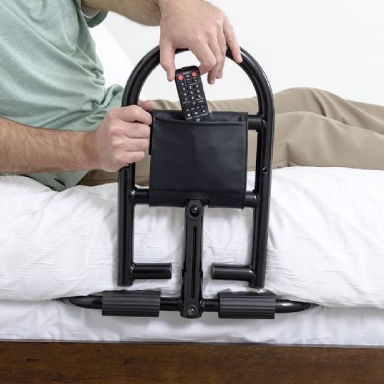 Prime Bed Handle storage pocket in use