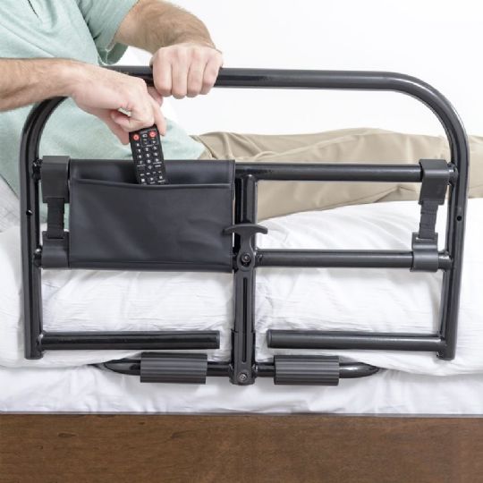 Prime Safety Bed Rail in use