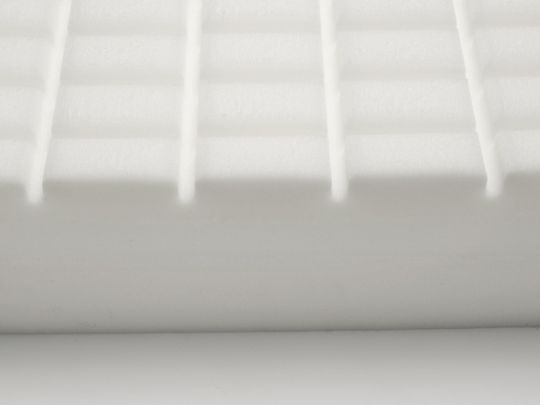 Close up of open cell memory foam