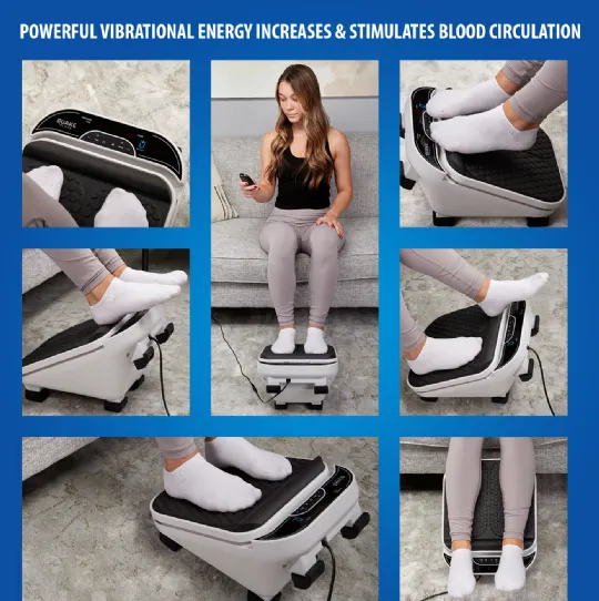 Vibration Plate for Vibration Therapy with 30 Speeds and IR Remote for