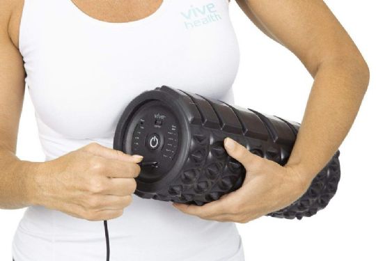 Vibrating Foam Roller - Long Lasting Rechargeable Battery