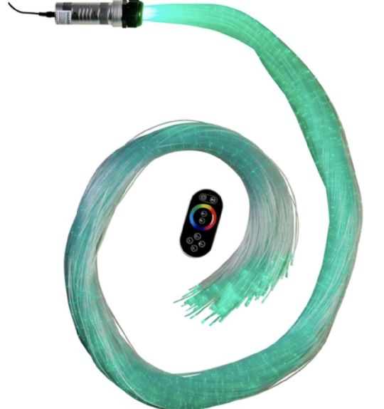 Handheld Fiber Optic Bundle set to the color green