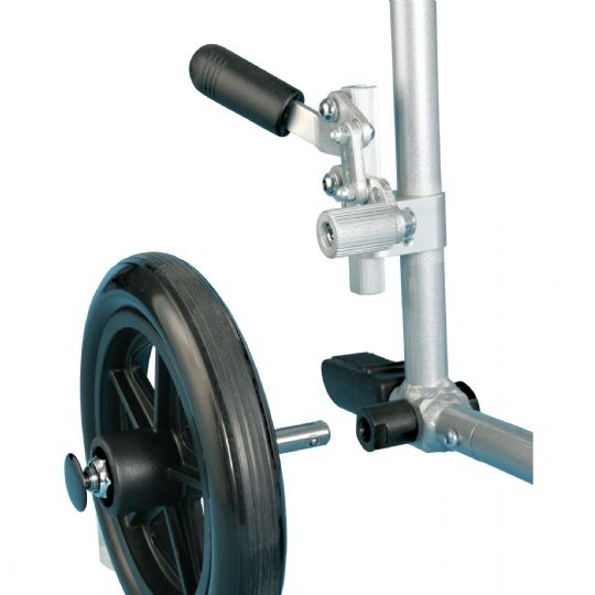Removable composite wheels with rear locks