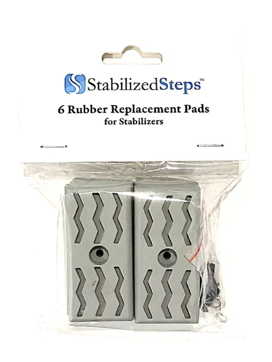 6 Pack of Rubber Replacement Pads