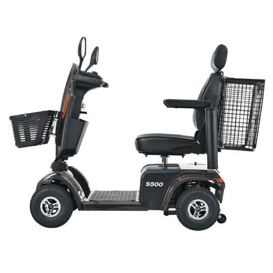 Mobility Scooter S500 Series by Metro Mobility - Side View
