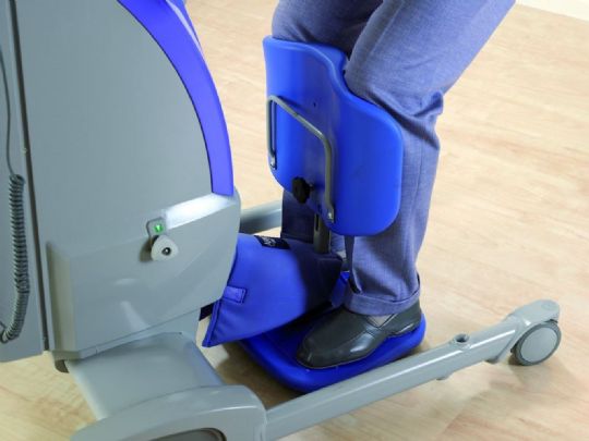 Ribbed foot platform helps to prevent accidental slipping