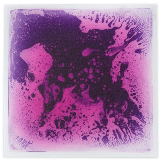 Colored Liquid Tile for Tactile Stimulation in Purple
