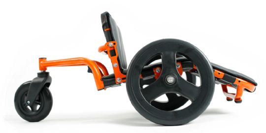Side view of the Low Rider Special Needs Tricycle Activity Chair