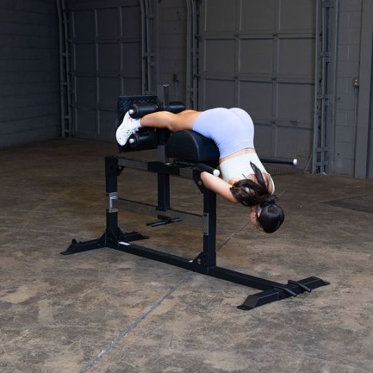 Great for glute ham raises, hip/back/reverse extensions and GHD sit-ups.