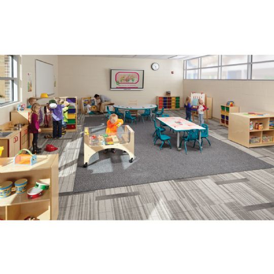 Engaging classroom environment with interactive learning and play stations