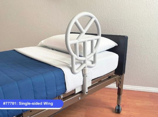 Helps users maintain independence and independent mobility during bed entries, exits, and transfers