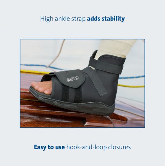 Straps ensure a snug and secure fit