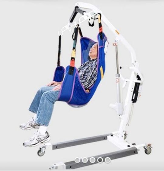 Sling shown in use (lift is not included)
