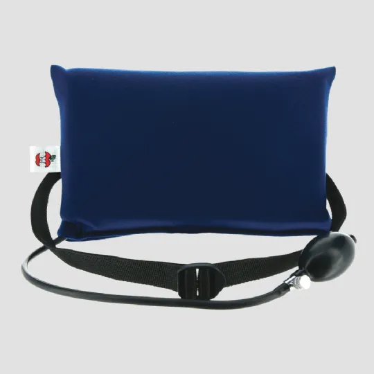 Front View of Small Inflatable Lumbar Support Cushion