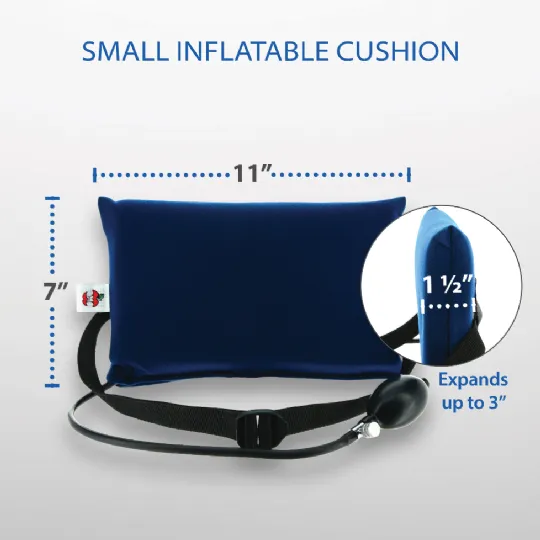  Inflatable Lumbar Pillow for Airplane Travel Lumbar