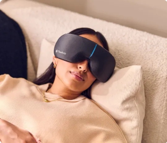 Therabody Smart Goggles 2 - Blackout Eye Mask with Heated Massage and  Compression Therapy