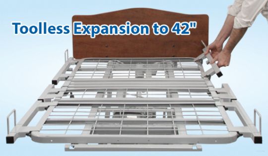 Bed Features Toolless Expansion