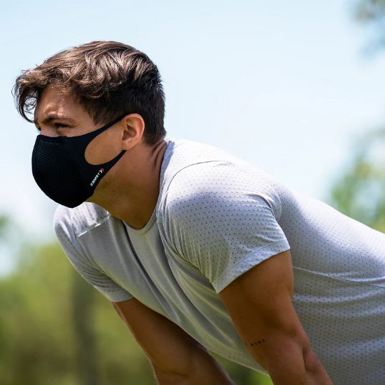 Made to cover the mouth while playing sports 