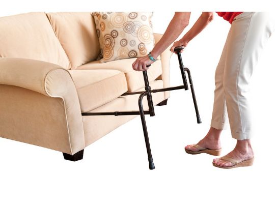 Easily and securely installs between couch and chair cushions. 
