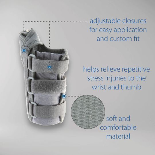 This brace is comfortable and gently conforms to your body to help boost your natural recovery. 