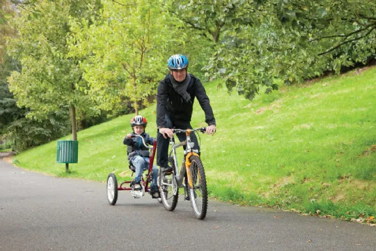 Terrier Special Needs Hitch Tricycle - In Use