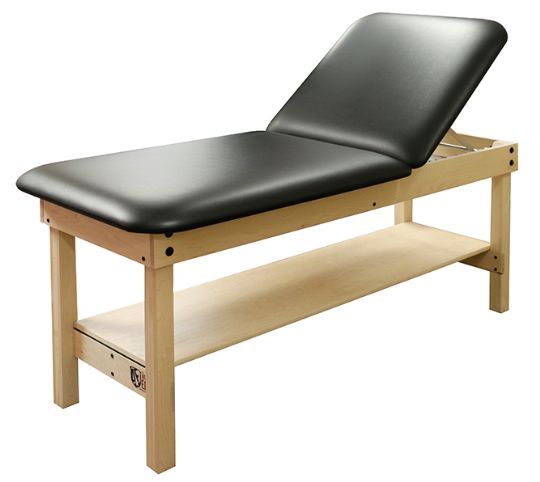 Athletic Edge Sport Treatment Table with Lift Back and Optional Shelf