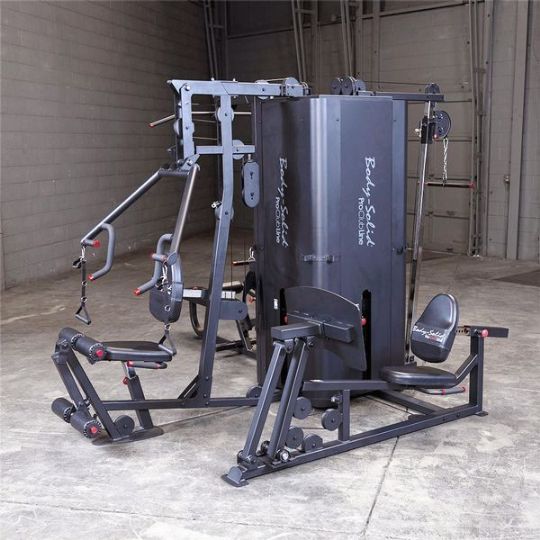Body-Solid Pro Clubline S1000 Four-Stack Gym - Side View