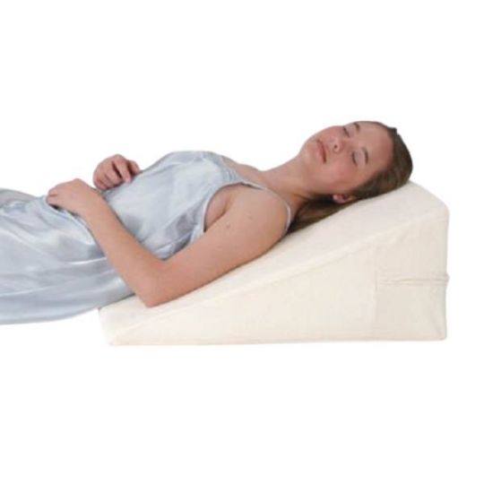 Relaxing with the Adjustable Back Wedge Pillow for supportive reclining