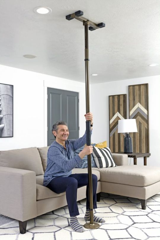 Sure Stand Pole Living Room - Deep Bronze (Pole Only)