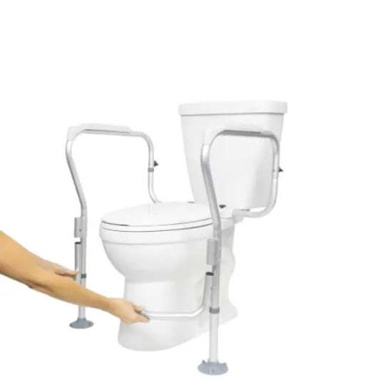 Toilet Safety Frame With Adjustable Heights That Fits Most Regular an