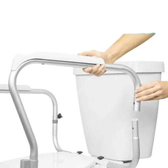 Toilet Safety Frame With Adjustable Heights That Fits Most Regular an