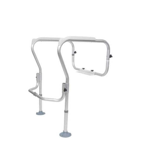 Picture shows the aluminum frame that is built to last as it is lightweight and durable 