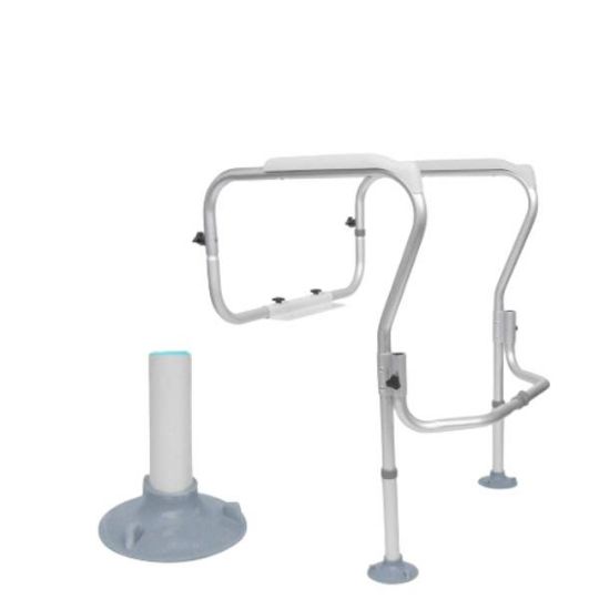 Picture shows the suction cup on the legs for stability and security