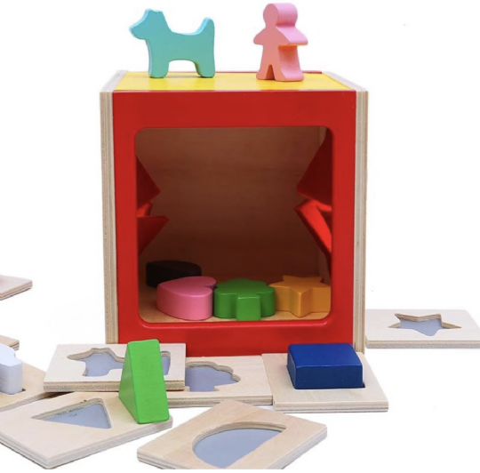 Touch and Guess Puzzle Box comes with a variety of different guessing options