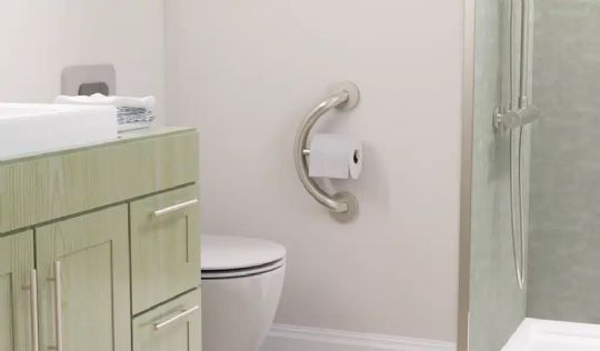 Fits any bathroom with its modern look